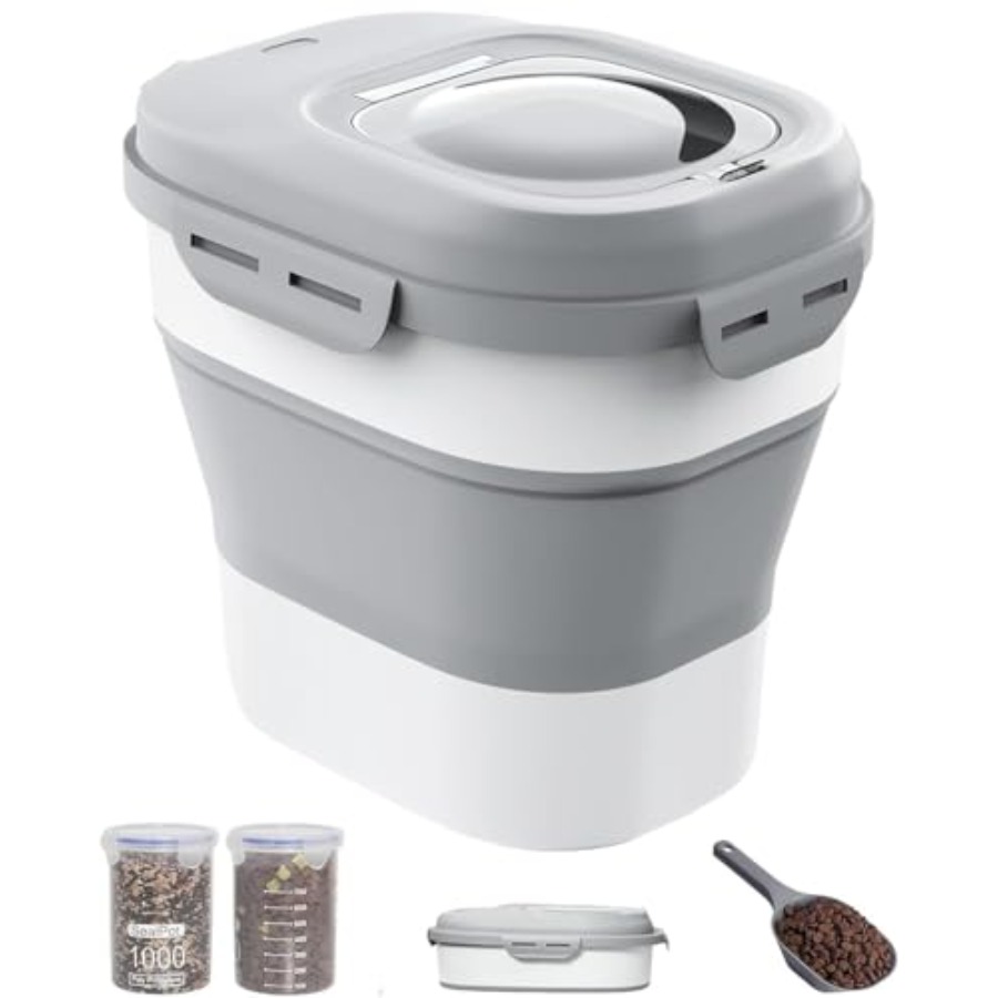 Food Storage With Wheels - 30-35 Lbs Dog Food Storage Container