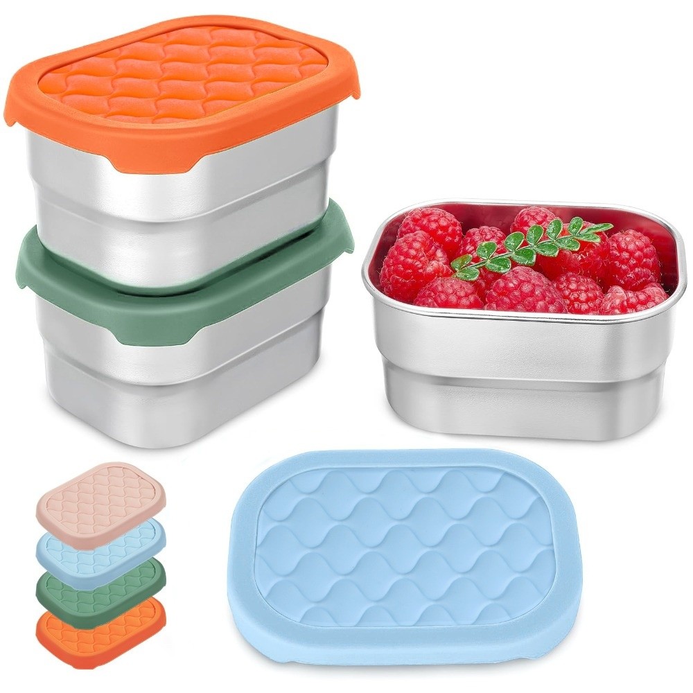 Food Storage Quart - New Stainless Steel Food Container Stackable