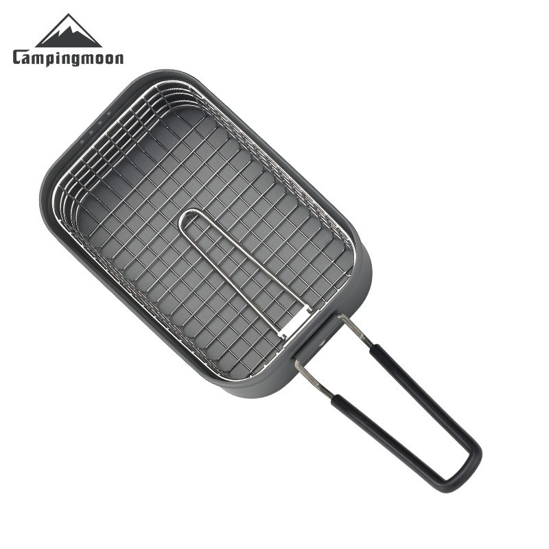 Food Storage Box Stainless Steel - CAMPINGMOON S-1218 Outdoor Camping Folding Stainless
