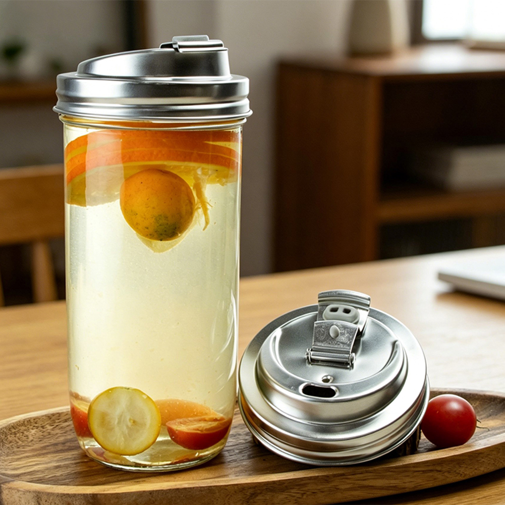 Mason Jar Wide Mouth - Wide Mouth Mason-jar Lids Stainless Steel