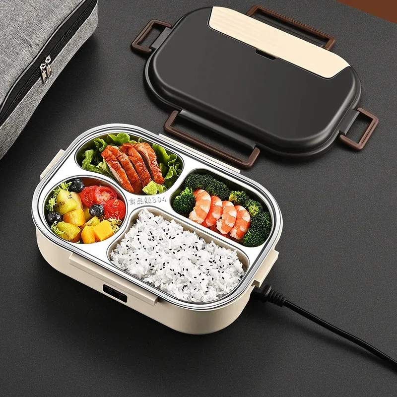 Food Storage Lunch Box - Electric Heated Lunch Boxes Stainless Steel