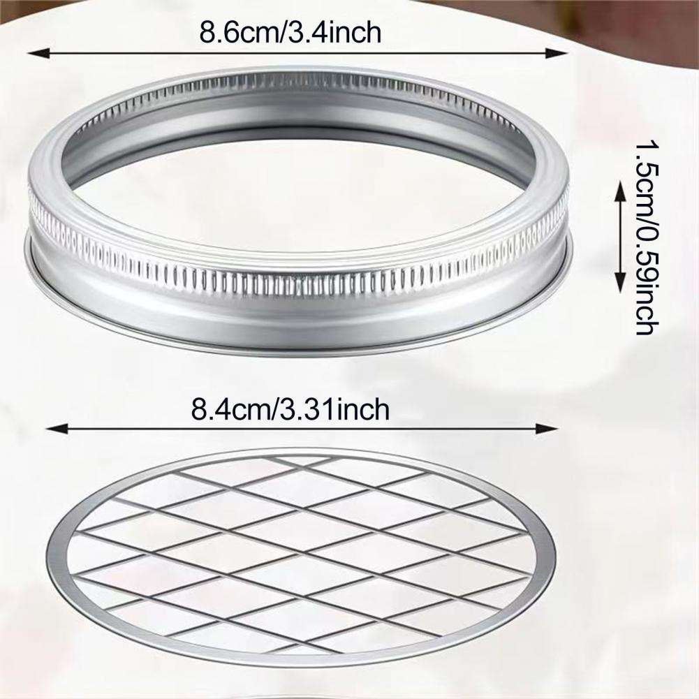 Metal Mason Flower Jar Insert  - مراجعة Mason Jar Wide Mouth وسعره