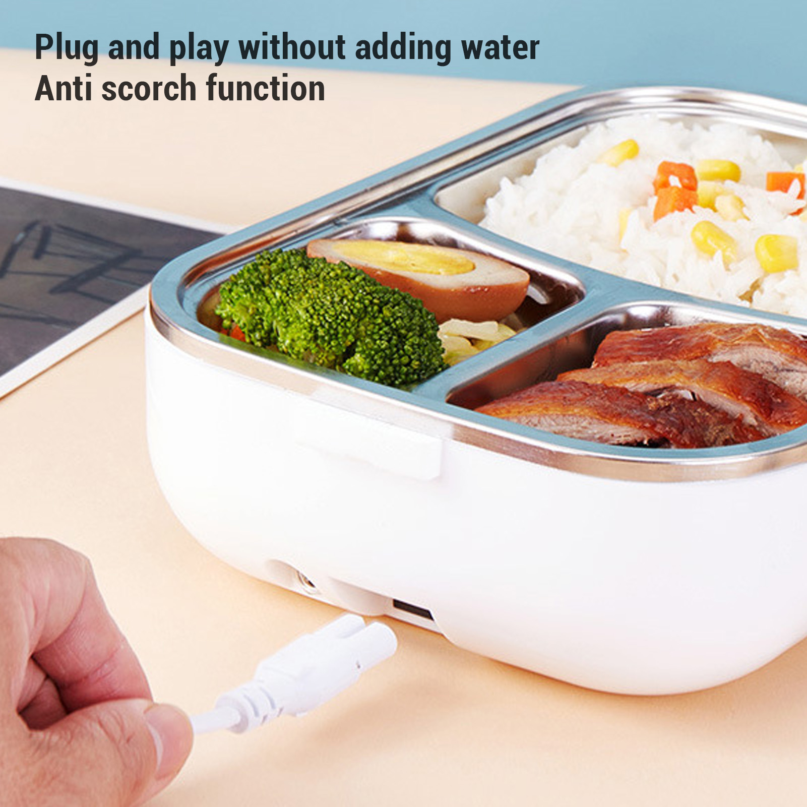 Electric Lunch Box 40W 1.2L 30 - مراجعة Portable Food Warmer وسعره