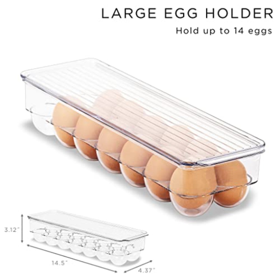 Fridge Bins and Freezer Bins R - مراجعة Food Storage Drawer Organizer وسعره
