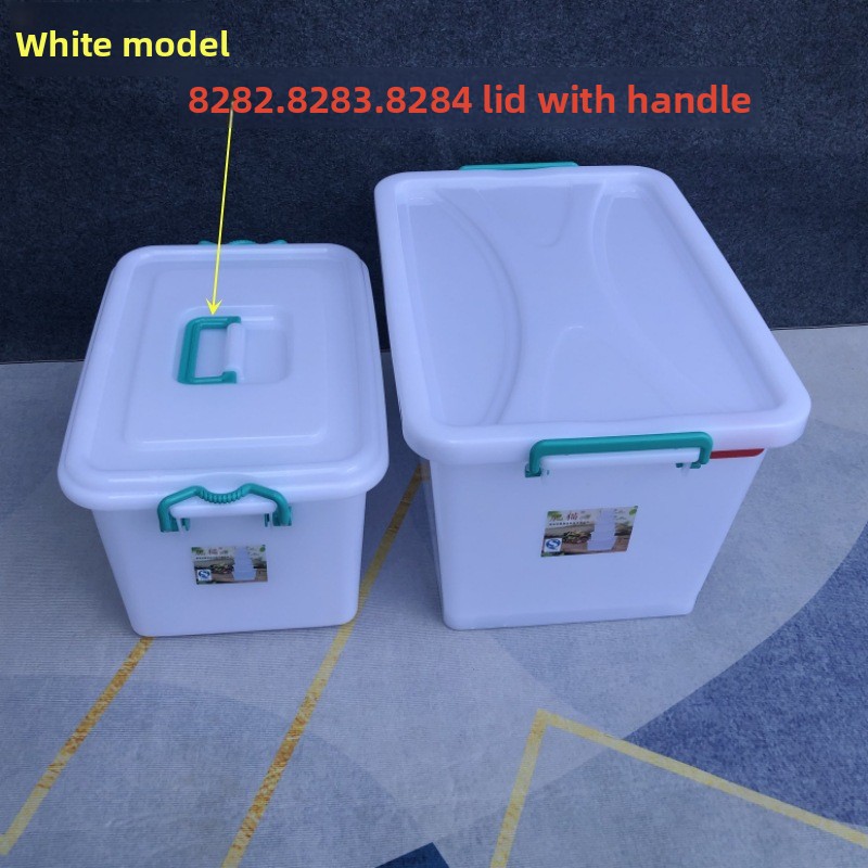 Thickened Plastic Storage Box  - مراجعة Food Storage With Wheels وسعره