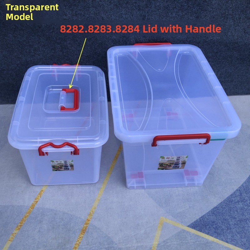 Thickened Plastic Storage Box  - مراجعة Food Storage With Wheels وسعره