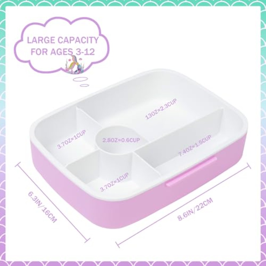 Mermaid Bento Box for Lunch Bo - مراجعة Stainless Lunch Box وسعره