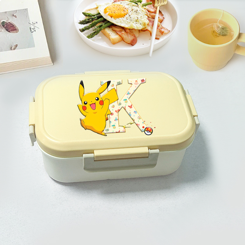 Pikachu Lunch Box Cartoon Poke - مراجعة Food Storage Lunch Box وسعره