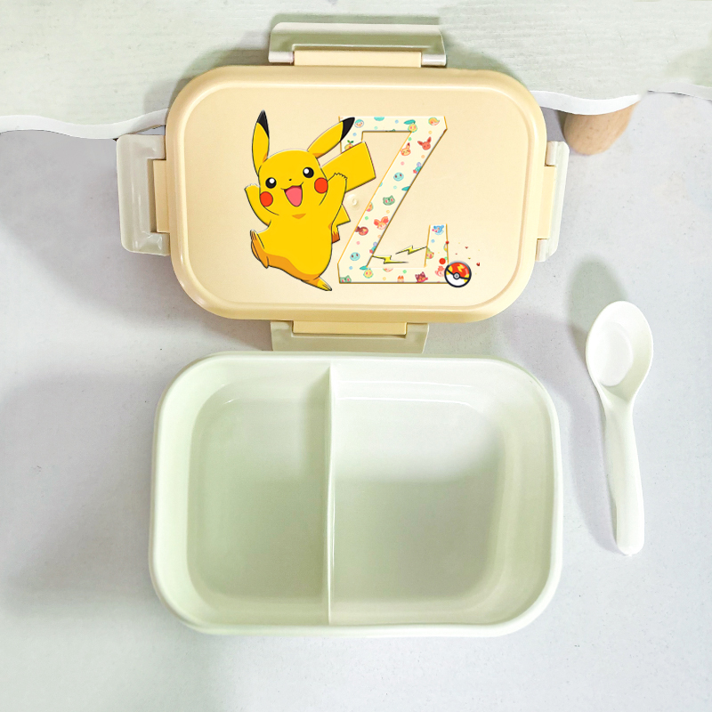 Pikachu Lunch Box Cartoon Poke - مراجعة Food Storage Lunch Box وسعره