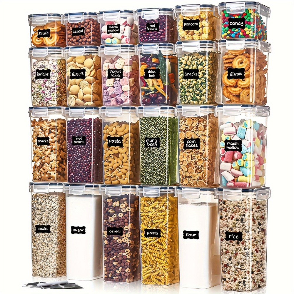 24Pcs Food Storage Containers  - مراجعة Food Storage Quart وسعره