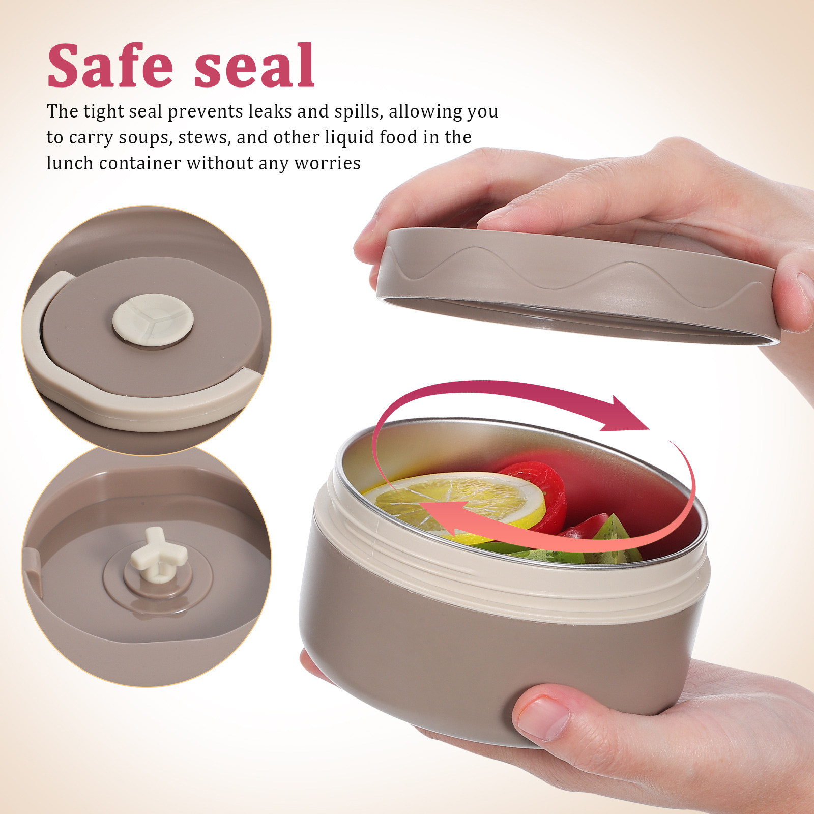 1Set Vacuum Insulated Lunch Bo - مراجعة Portable Food Warmer وسعره