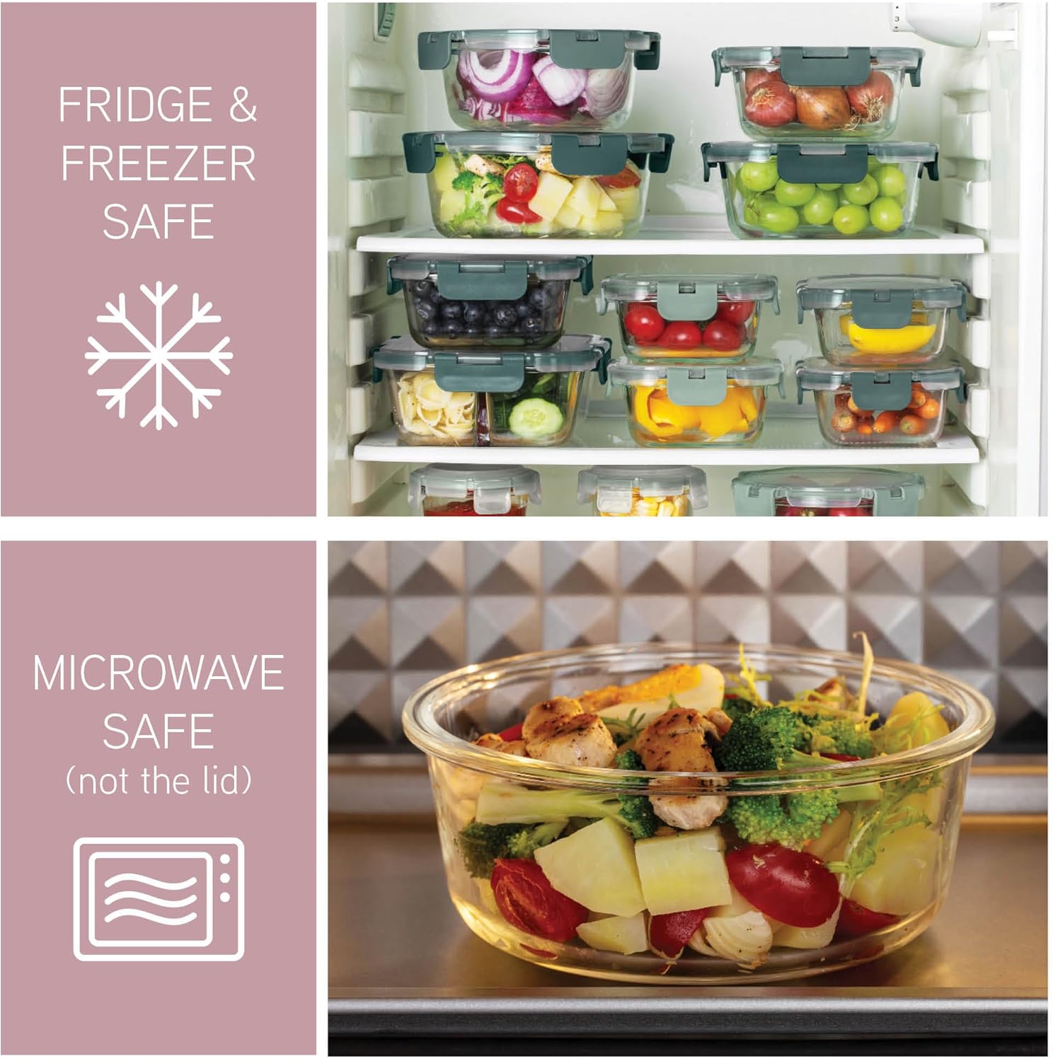 32-Pc Borosilicate Glass Food  - مراجعة Glass Meal Prep Container وسعره