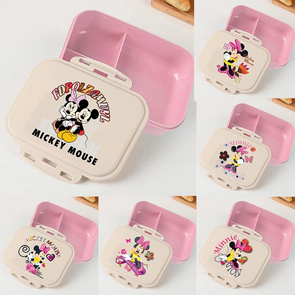 Minnie Mouse Pink Disney Carto - مراجعة Food Storage Lunch Box وسعره