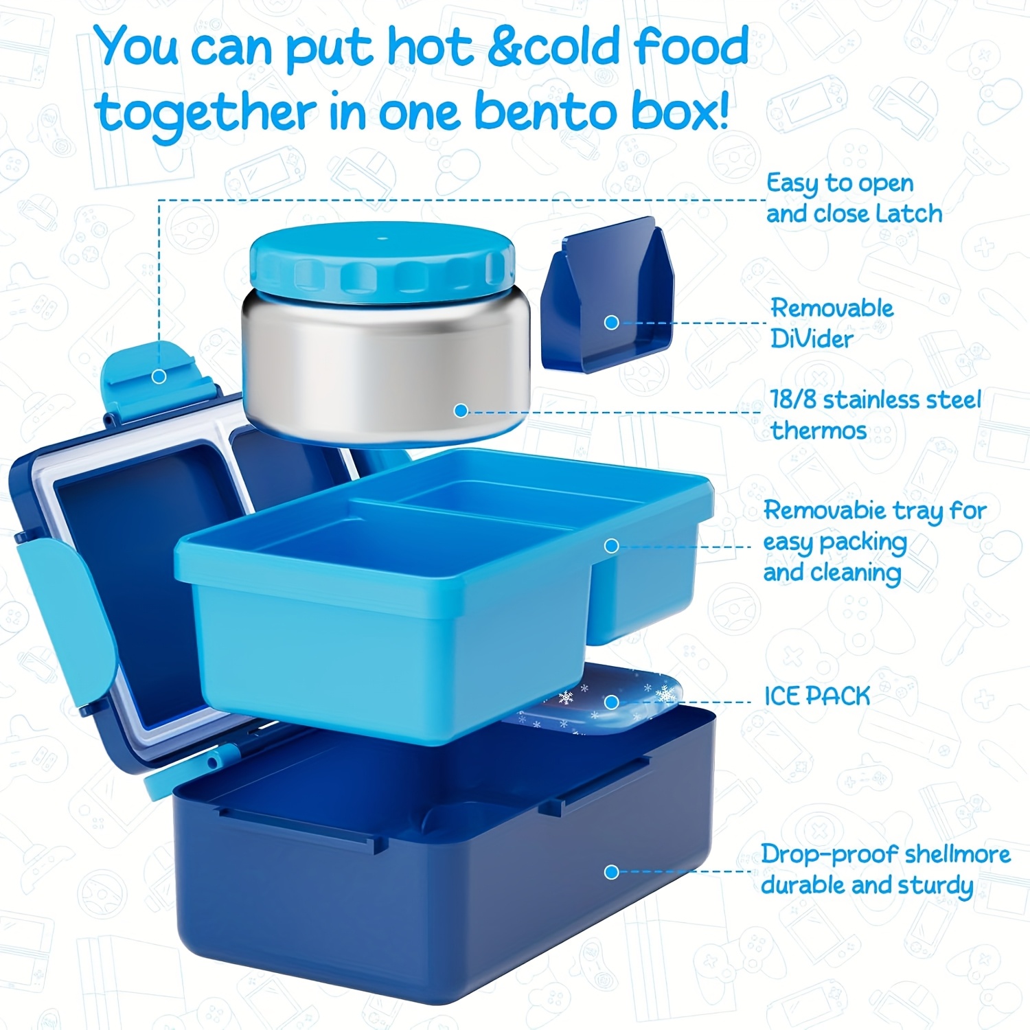 Lunch Box with Thermal Insulat - مراجعة Stainless Lunch Box وسعره