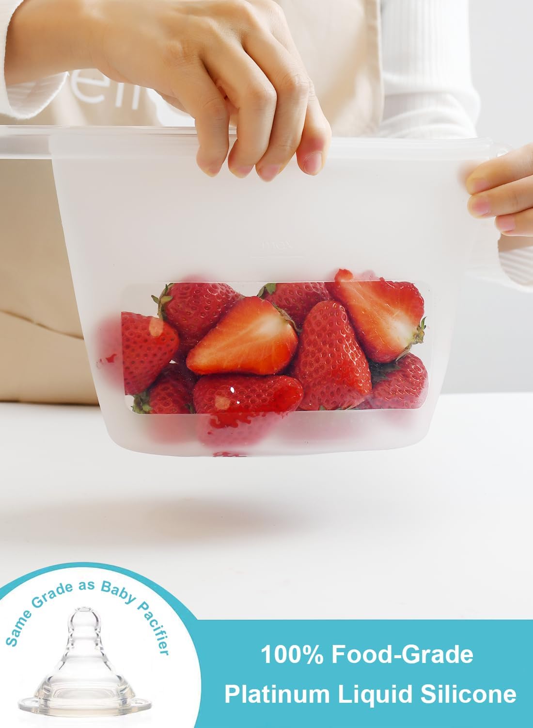 Reusable Silicone Food Storage - مراجعة Food Storage Silicone Bags وسعره