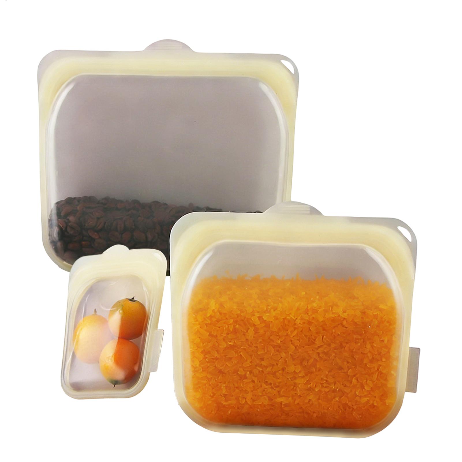 Reusable Freezer Bags 3 Pieces - مراجعة Food Storage Silicone Bags وسعره