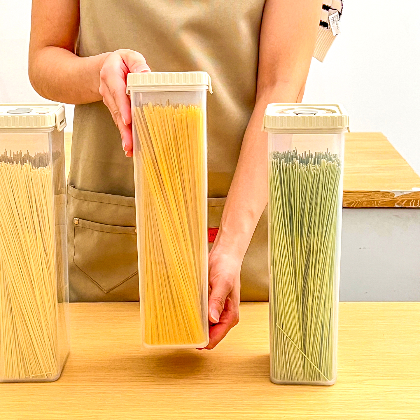 Noodles Sealed Storage Box Wit - مراجعة Food Storage Drawer Organizer وسعره
