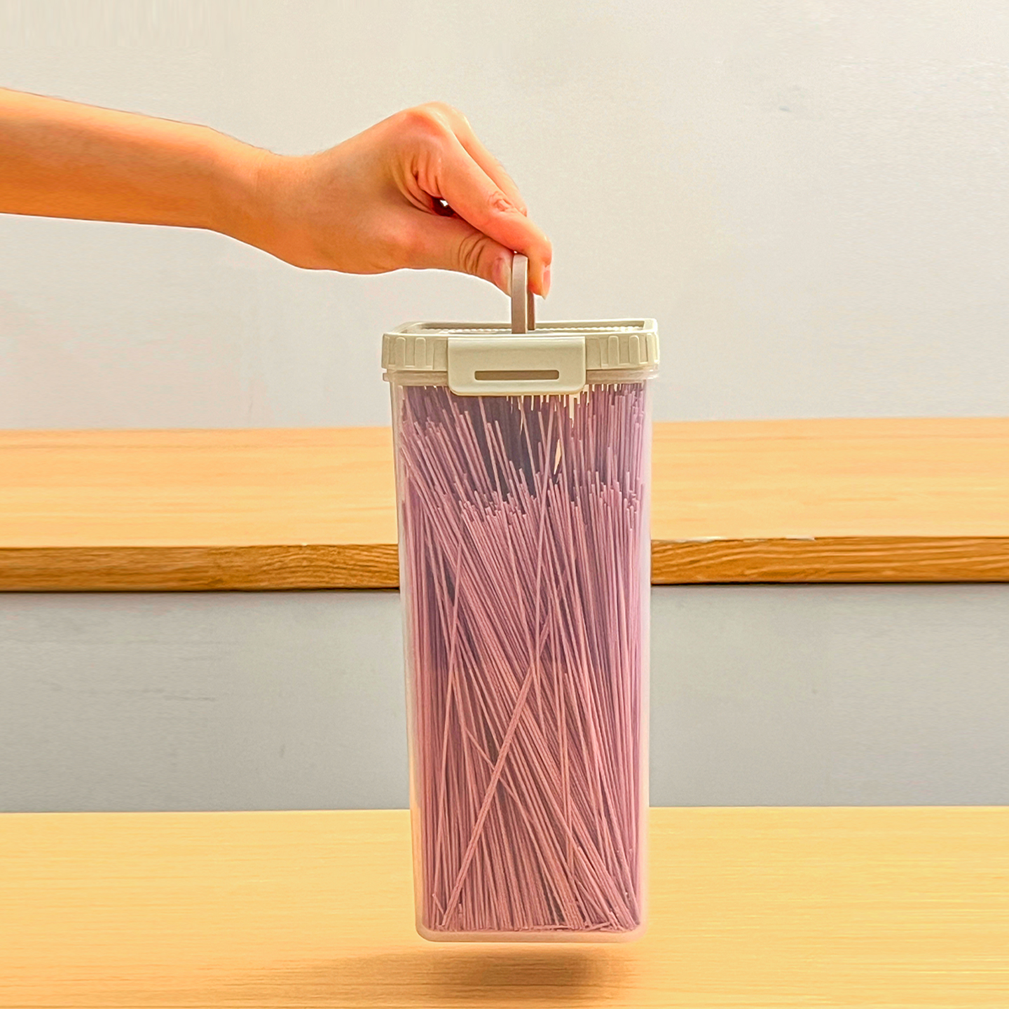 Noodles Sealed Storage Box Wit - مراجعة Food Storage Drawer Organizer وسعره