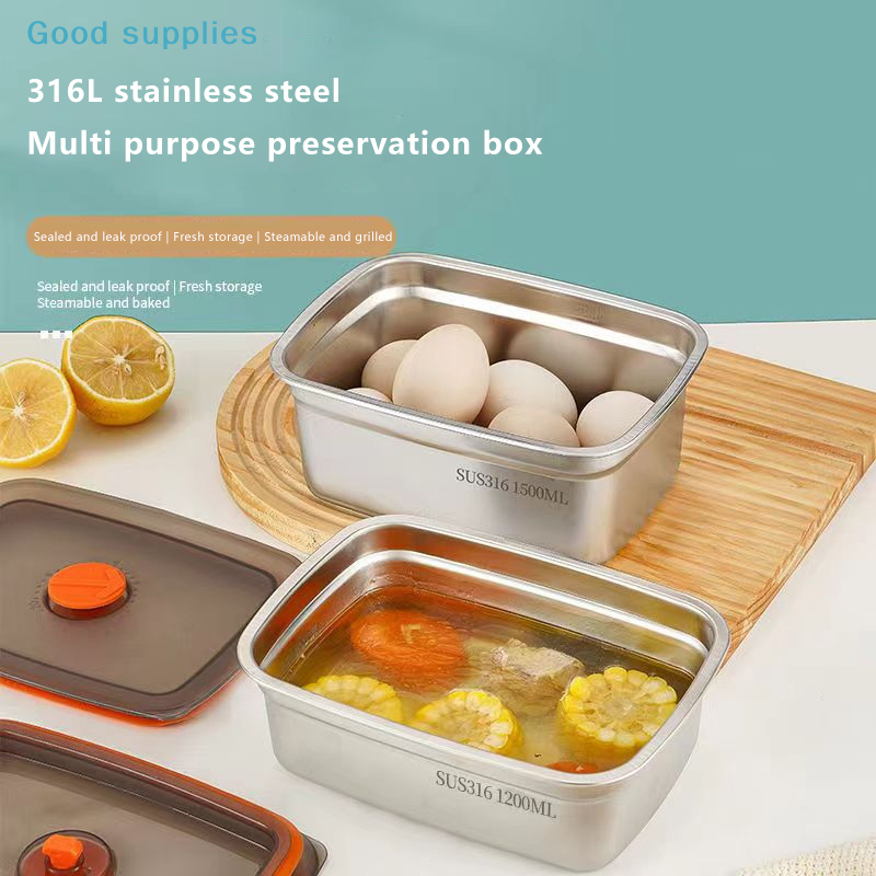 316 Stainless Steel Camping Lu - مراجعة Stainless Lunch Box وسعره