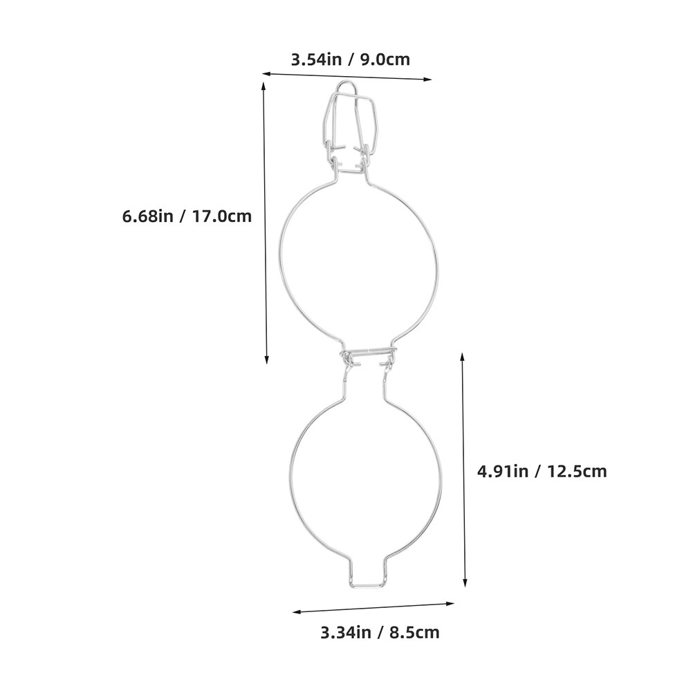 3pcs Stainless Steel Wire Clam - مراجعة Mason Jar Wide Mouth وسعره