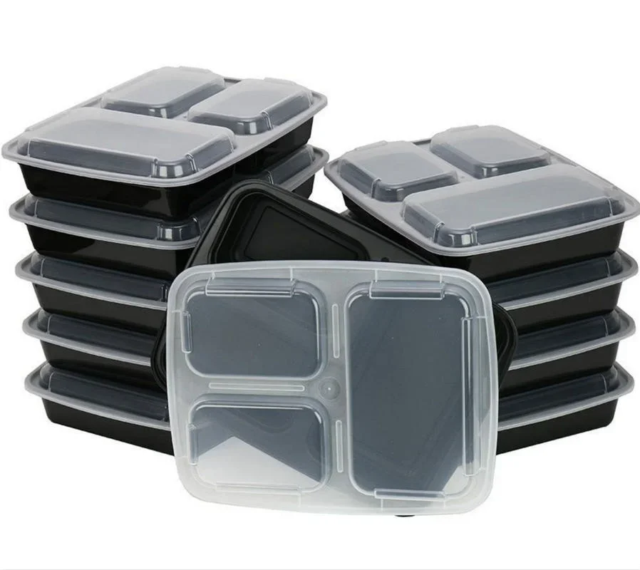 7 Pack 3 Compartment Meal Prep - مراجعة Food Storage Quart وسعره