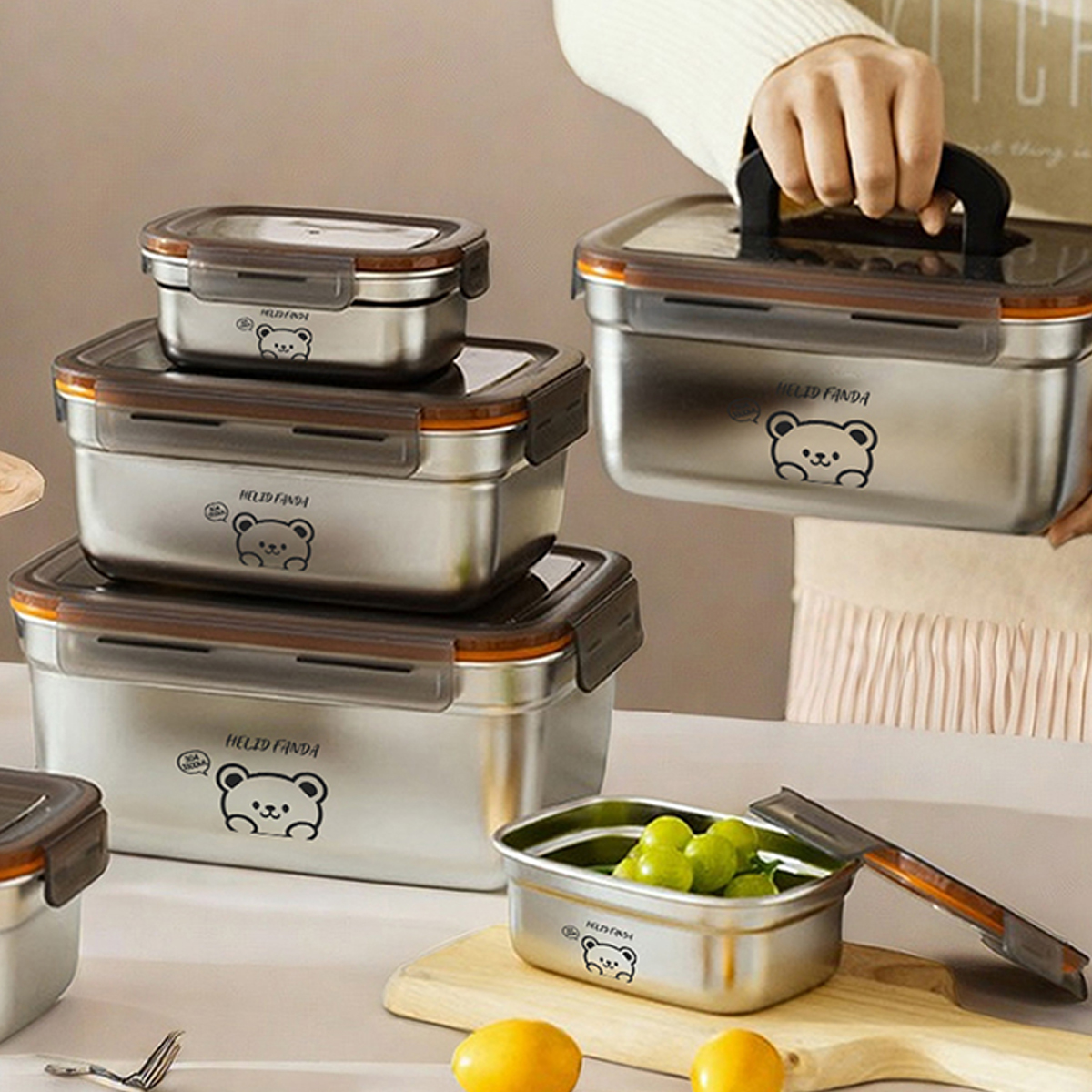 Refrigerator Sealed Preservati - مراجعة Food Storage Box Stainless Steel وسعره