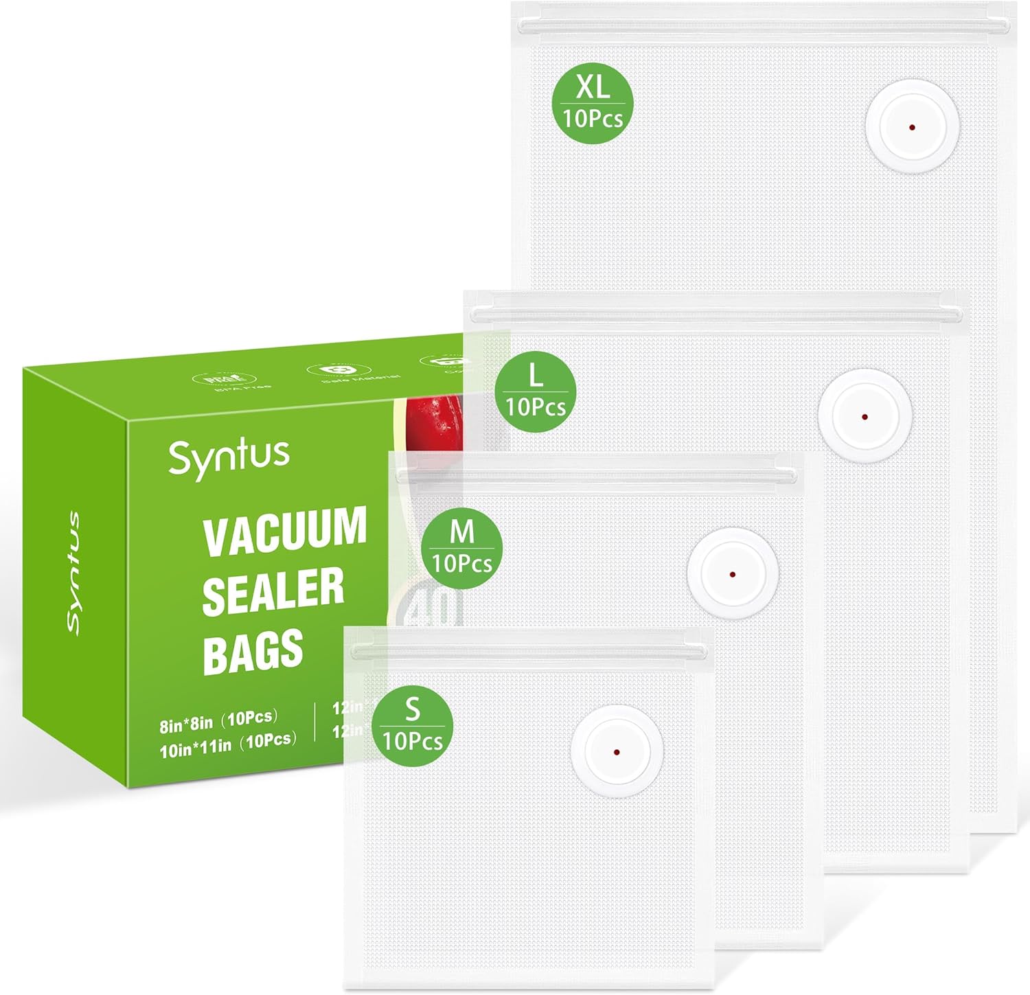 40 Pcs Vacuum Sealer Bags Reus - مراجعة Food Storage Zipper وسعره