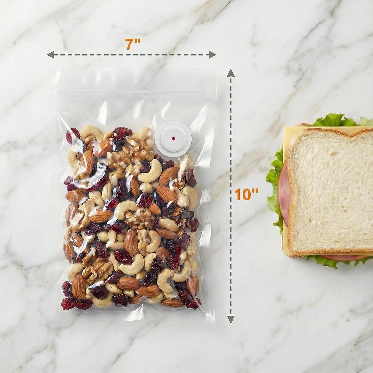Reusable Vacuum Sealer Bags, 2 - مراجعة Food Storage Zipper وسعره