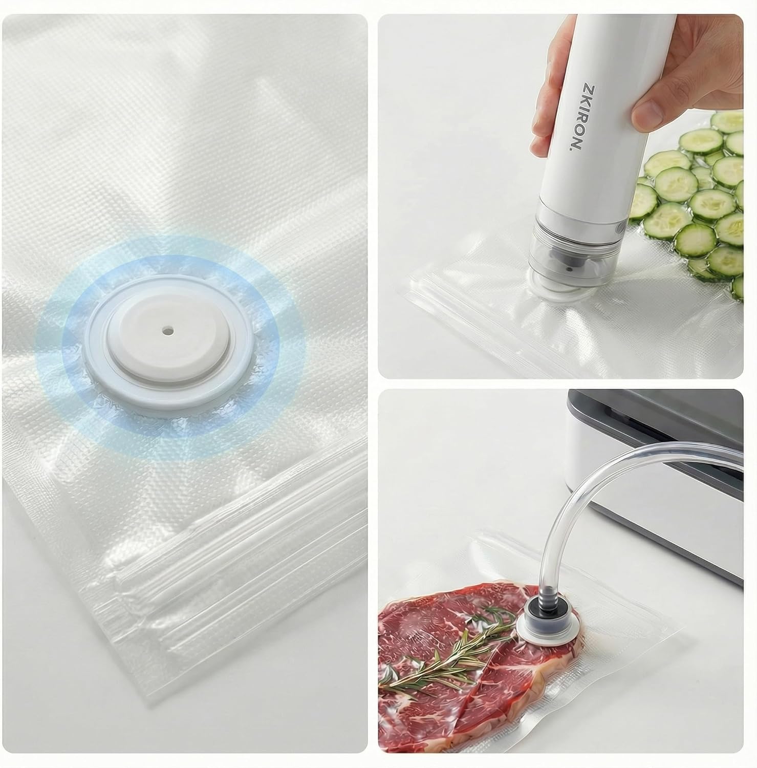 Reusable Vacuum Sealer Bags, 2 - مراجعة Food Storage Zipper وسعره