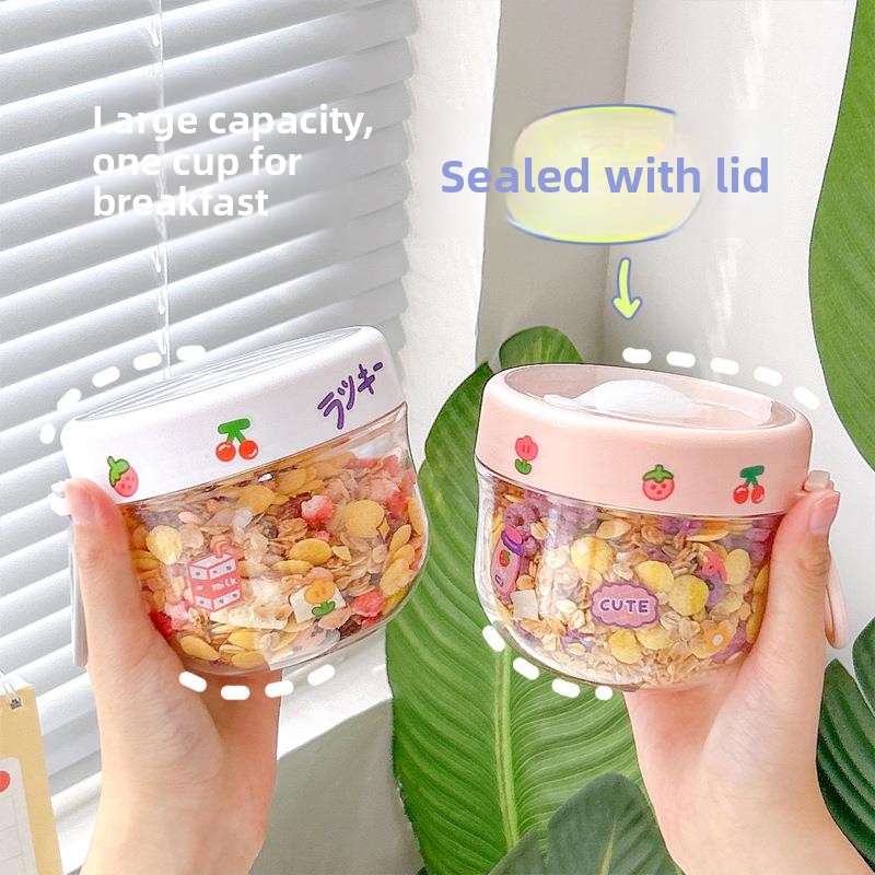 Overnight Oats Cup Portable Wi - مراجعة Mason Jar Wide Mouth وسعره