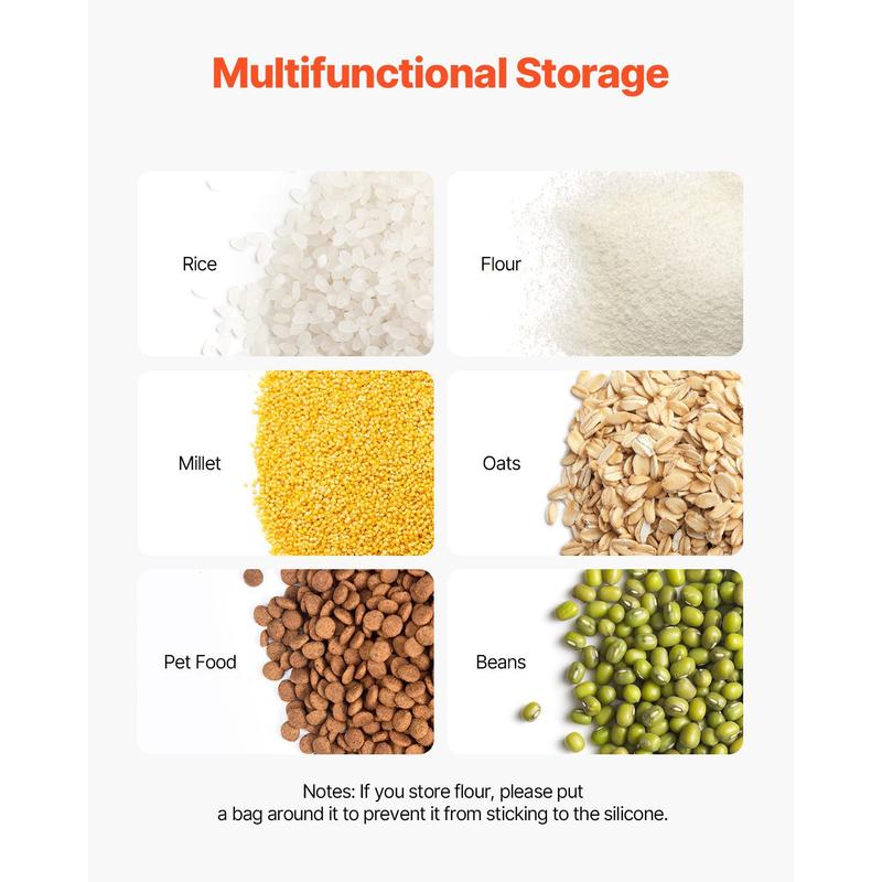 Food Ingredient Bin 21Gallon/8 - مراجعة Food Storage With Wheels وسعره