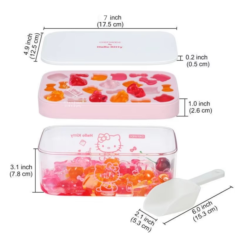 7 Inch Hello Kitty Silicone Ic - مراجعة Food Storage Drawer Organizer وسعره