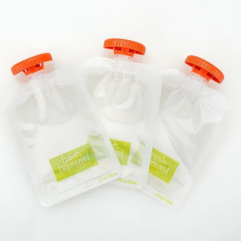 10Pcs Baby Food and Juice Box  - مراجعة Food Storage Silicone Bags وسعره