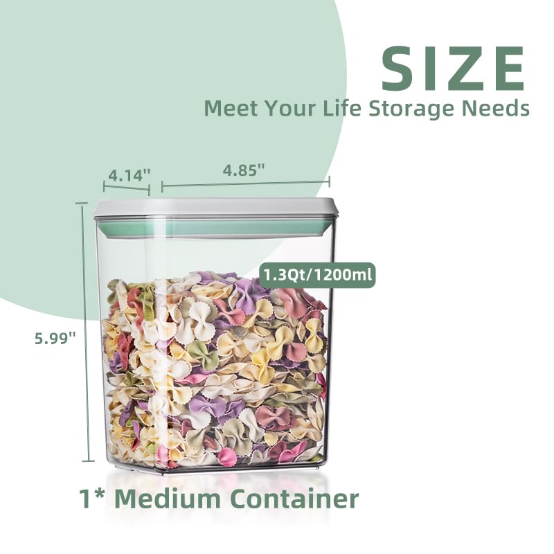 Ankou 3Pcs 1.2L Pop Airtight F - مراجعة Food Storage Drawer Organizer وسعره