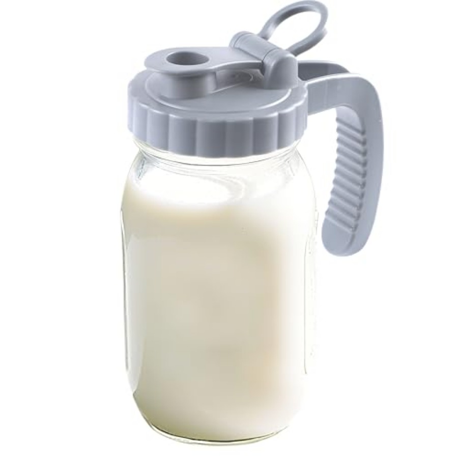 Glass Mason Jar Pitchers With  - مراجعة Mason Jar Wide Mouth وسعره
