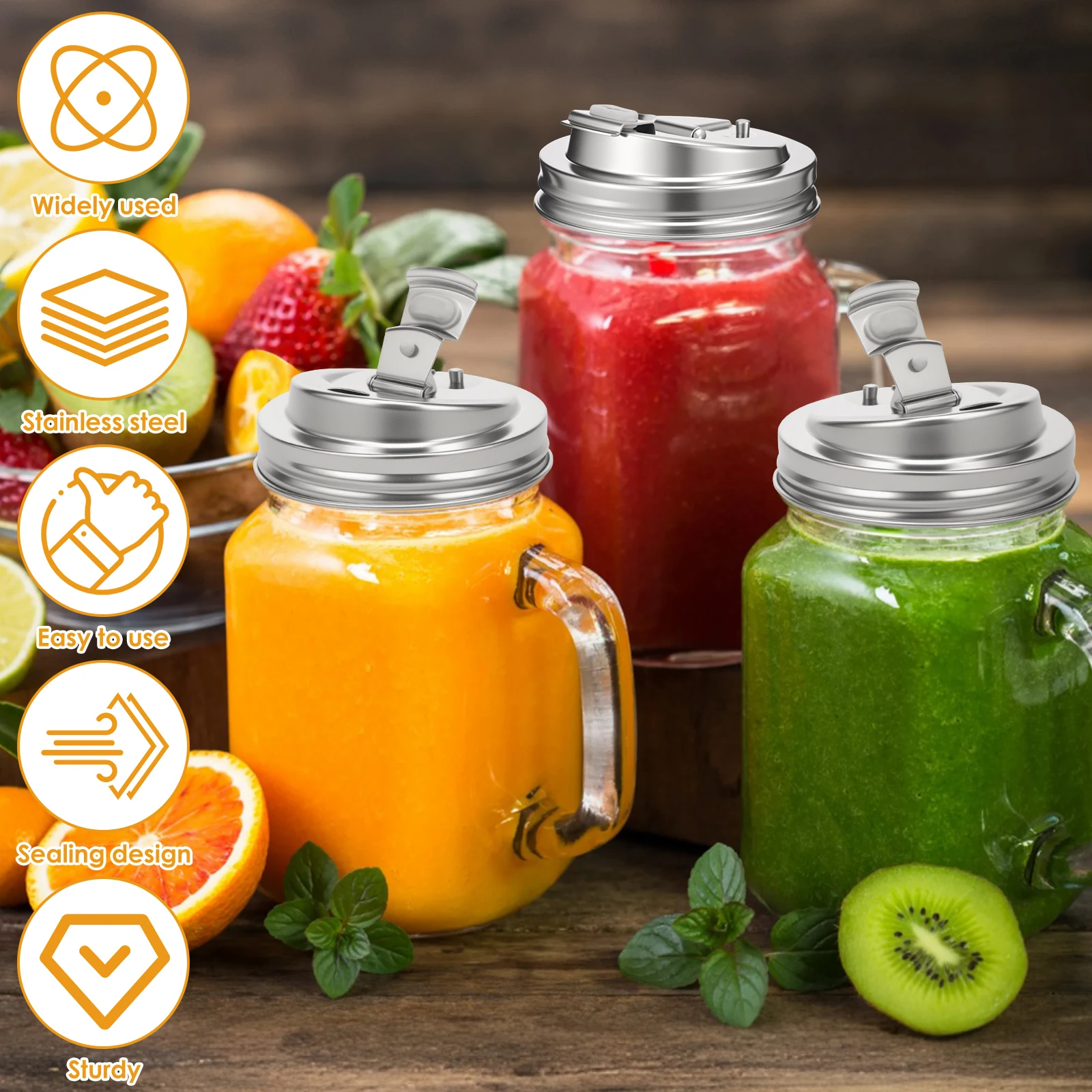 4 Pcs Regular Mouth Ball Mason - مراجعة Mason Jar Wide Mouth وسعره