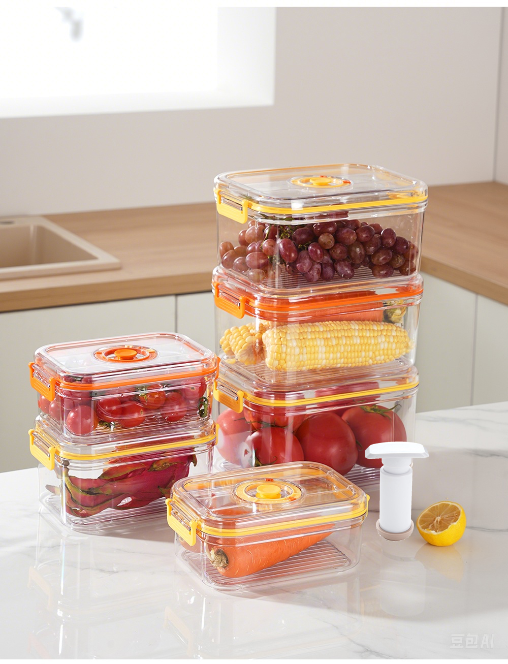 Vacuum Fresh-keeping Box Refri - مراجعة Food Storage Quart وسعره