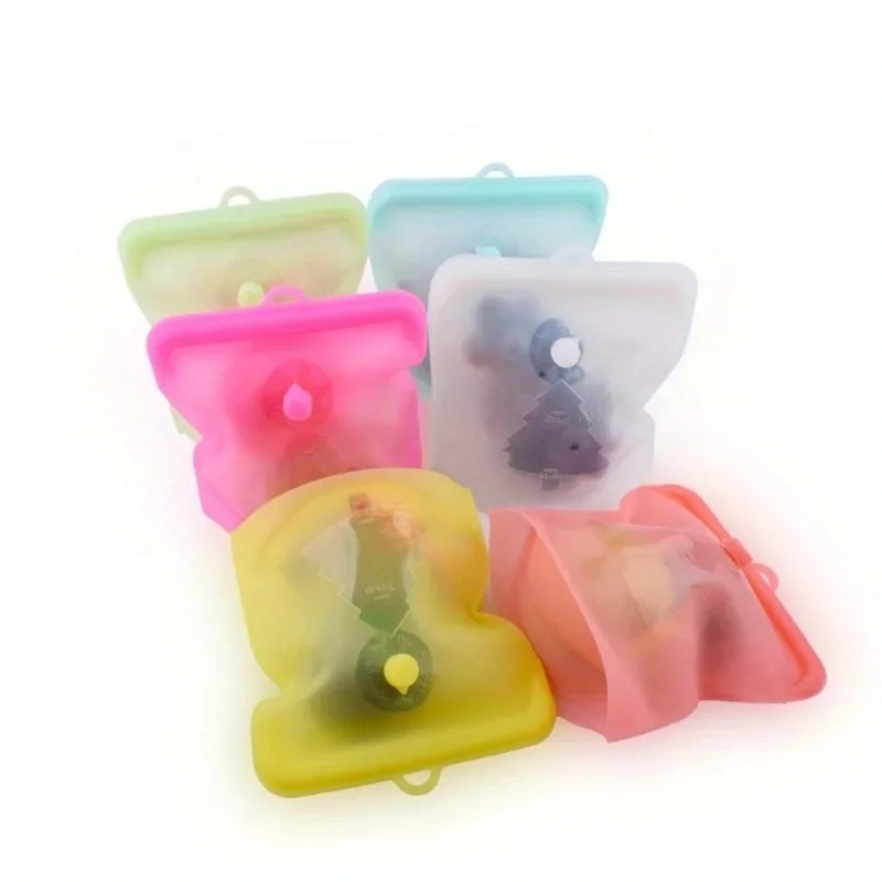 1Pc Food storage and fresh sto - مراجعة Food Storage Silicone Bags وسعره