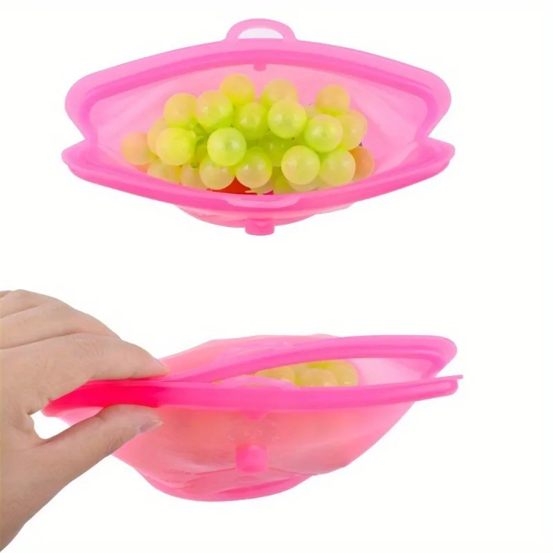 1Pc Food storage and fresh sto - مراجعة Food Storage Silicone Bags وسعره