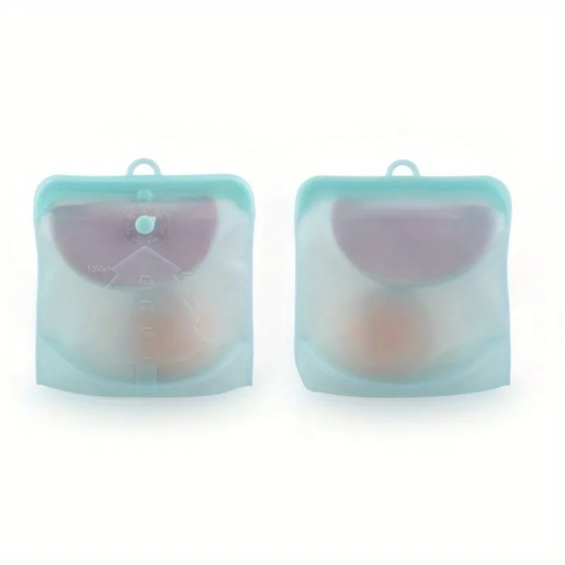 1Pc Food storage and fresh sto - مراجعة Food Storage Silicone Bags وسعره