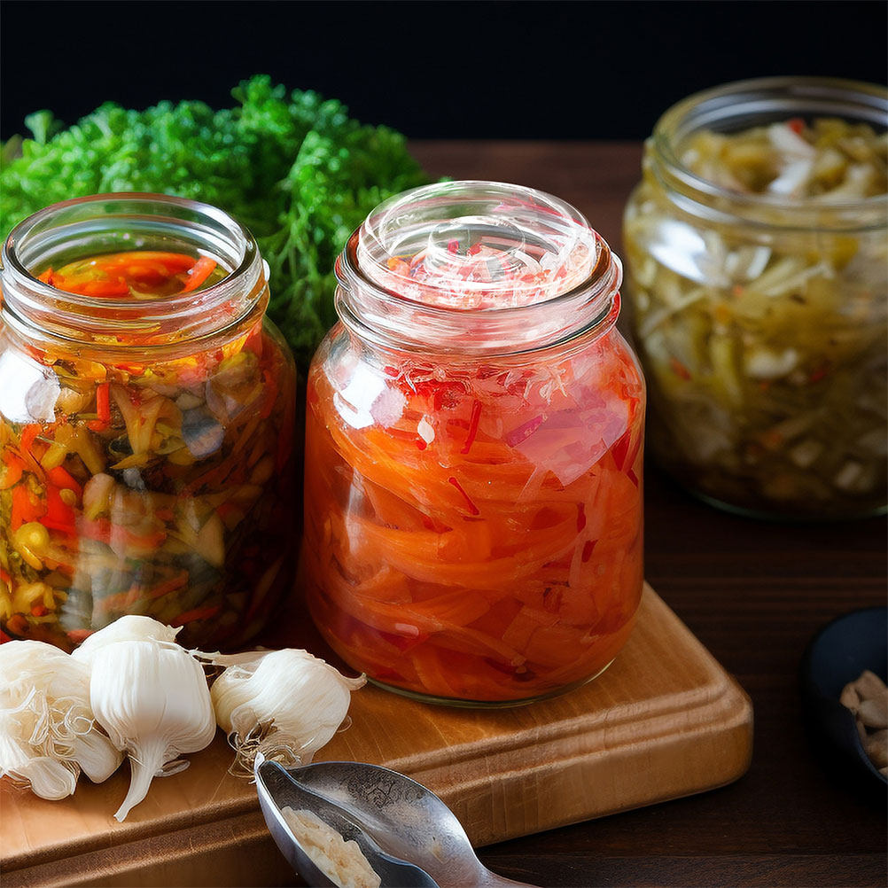 2Pcs Wide Mouth Fermenting Gla - مراجعة Mason Jar Wide Mouth وسعره