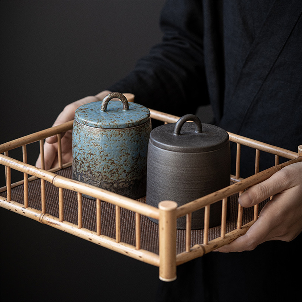 Ceramic Tea Caddy Sealed Jar S - مراجعة Food Storage Quart وسعره