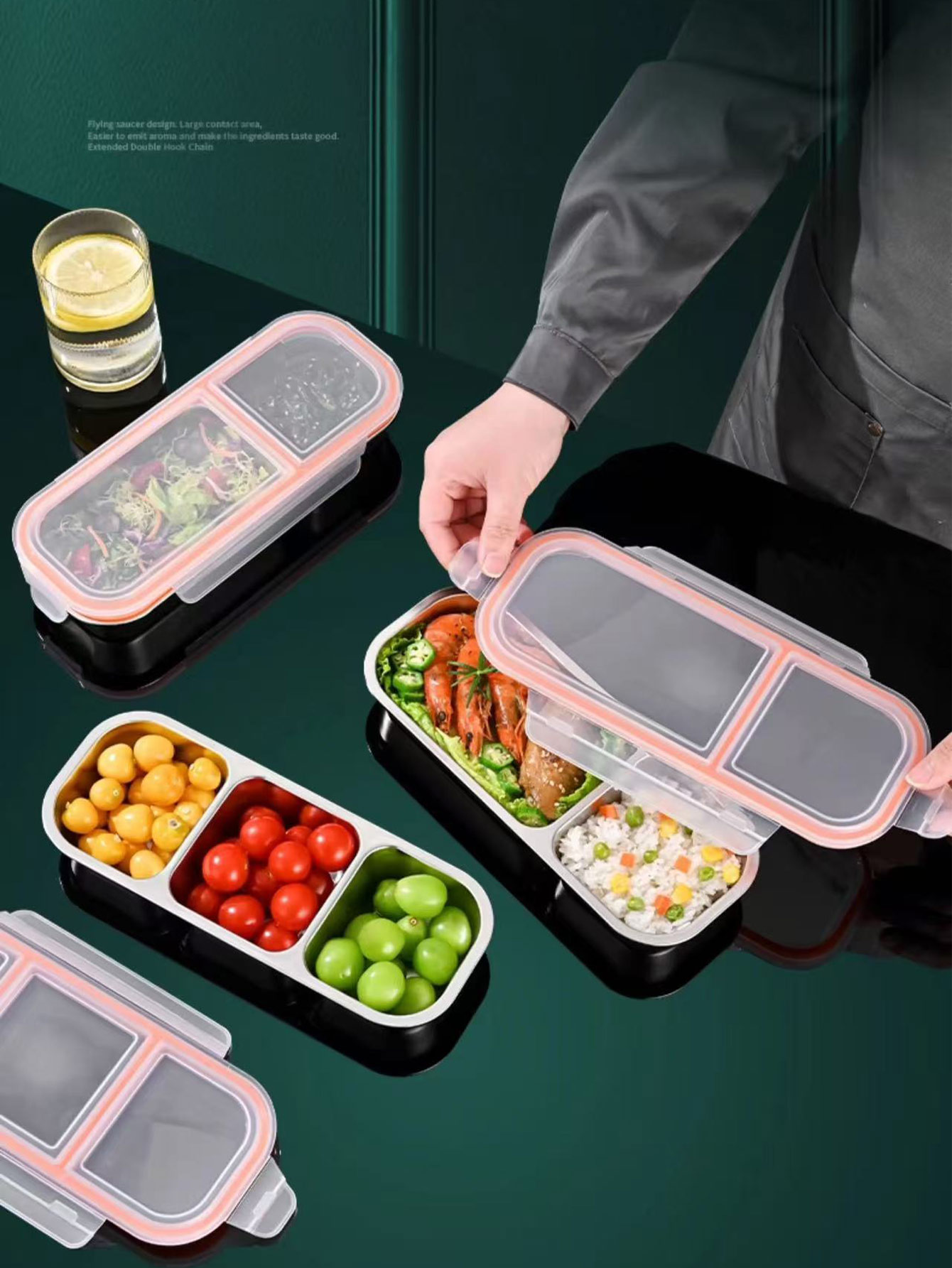 Stainless Steel Light Food Min - مراجعة Food Storage Drawer Organizer وسعره
