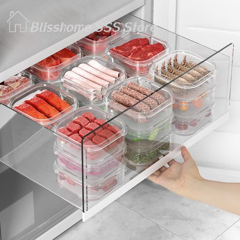 【S】5/10PCS Freeze Meat Preserv - مراجعة Food Storage Drawer Organizer وسعره