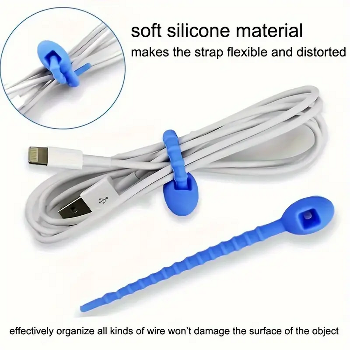 Silicone Reusable Cable Wire O - مراجعة Food Storage Silicone Bags وسعره