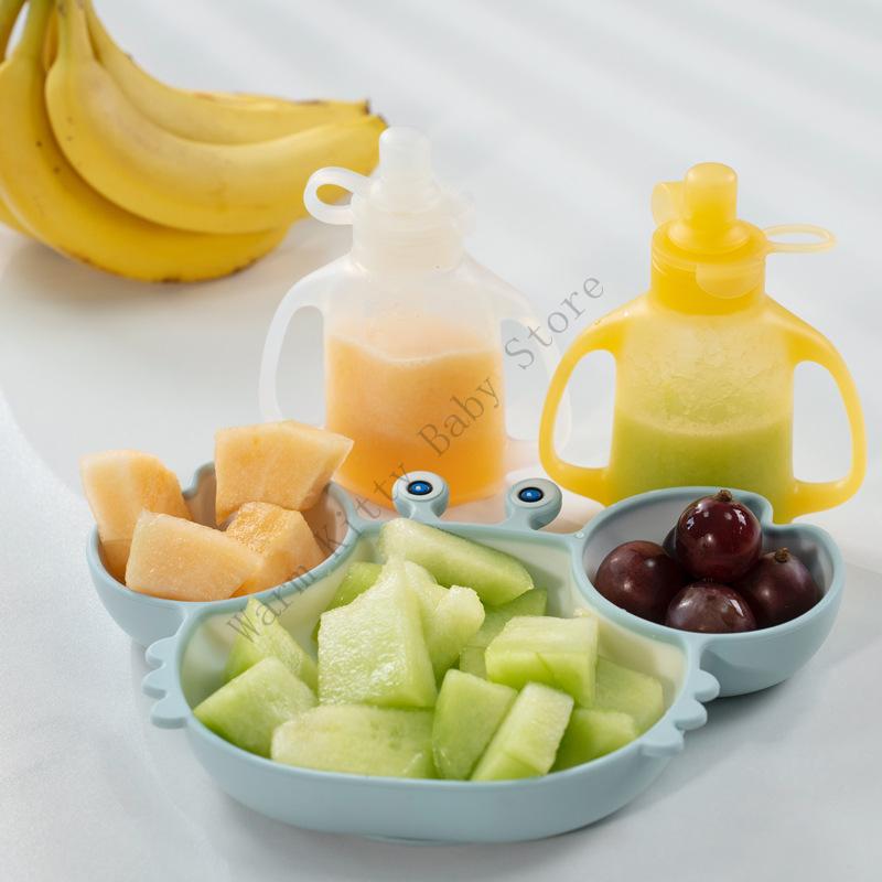 110ml Reusable SIlicone Baby B - مراجعة Food Storage Silicone Bags وسعره