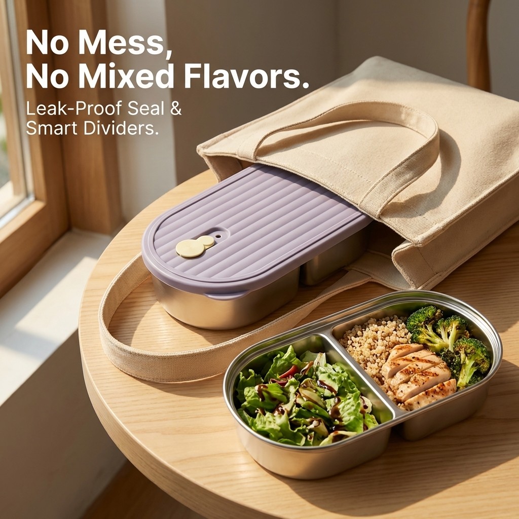 1/2PCS 304 Stainless Steel Ben - مراجعة Food Storage Drawer Organizer وسعره