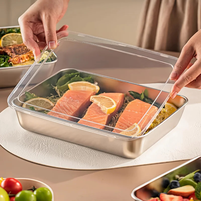 3pcs Stainless Steel Food Cont - مراجعة Stainless Lunch Box وسعره