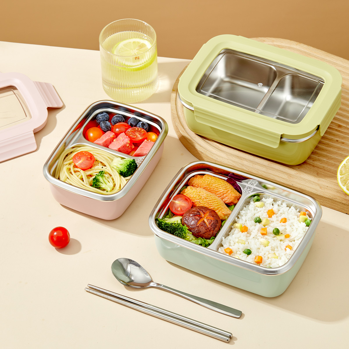Microwave 304 Stainless Steel  - مراجعة Food Storage Drawer Organizer وسعره