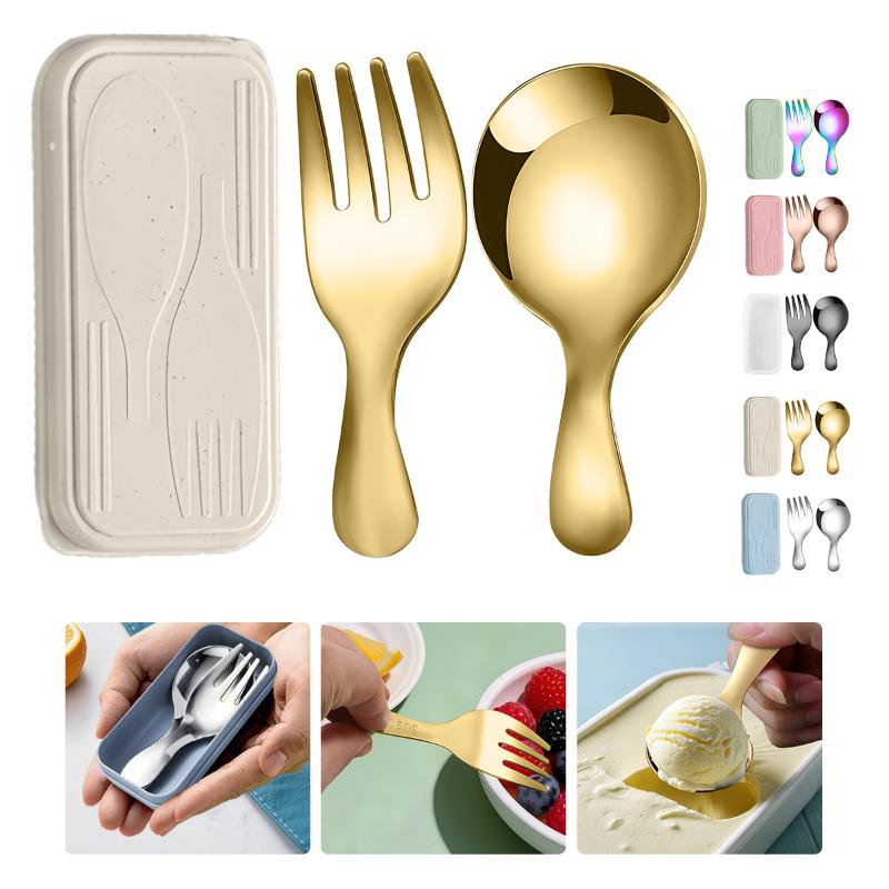 Stainless Steel Tableware Set  - مراجعة Stainless Lunch Box وسعره